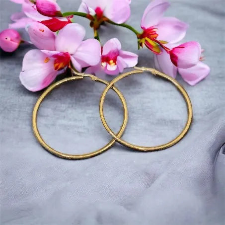 earrings in gold design E0002