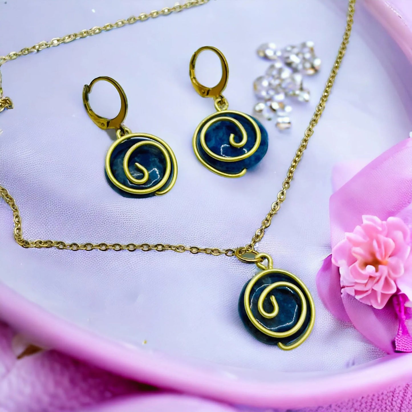 set Lapis Lazuli S360 - HARAKKA JEWLS