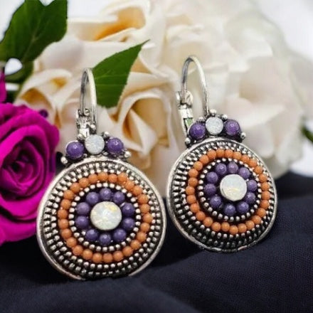 Colorful Earrings with Beads - A Statement Piece of Jewelry for Every Occasion earrings Liana blue 1002114