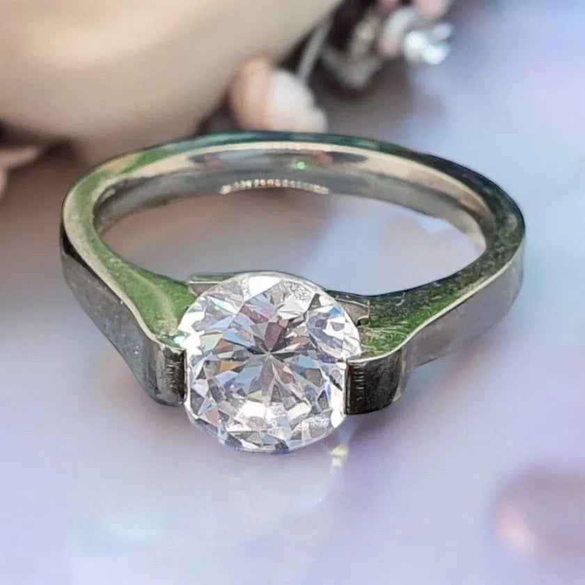 prsteň Bridal strieborny 1002225