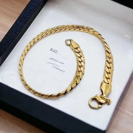 Elegant Surgical Steel Bracelet in Gold Bracelet design N0071