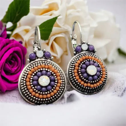 Colorful Earrings with Beads - A Statement Piece of Jewelry for Every Occasion earrings Liana blue 1002114
