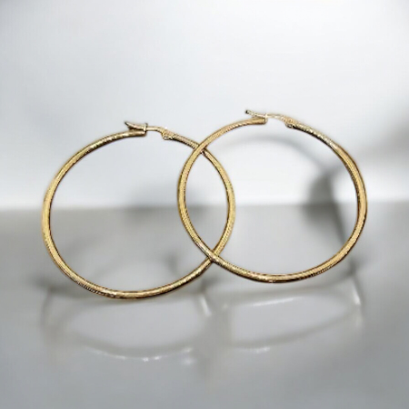 earrings in gold design E0002
