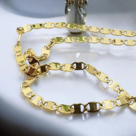 Golden Surgical Steel Chain - Symbol of Elegance and Style necklace Delon NH0001
