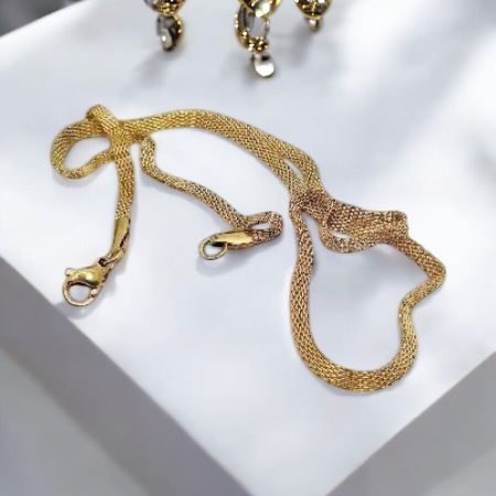 snake necklace gold R103