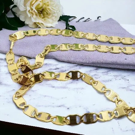 Golden Surgical Steel Chain - Symbol of Elegance and Style necklace Delon NH0001