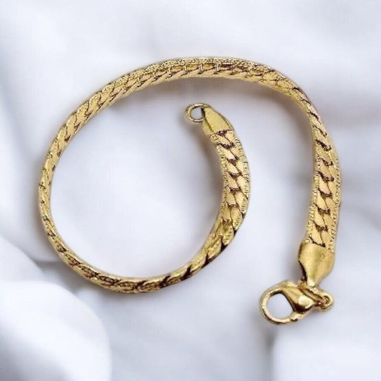 Elegant Surgical Steel Bracelet in Gold Bracelet design N0071