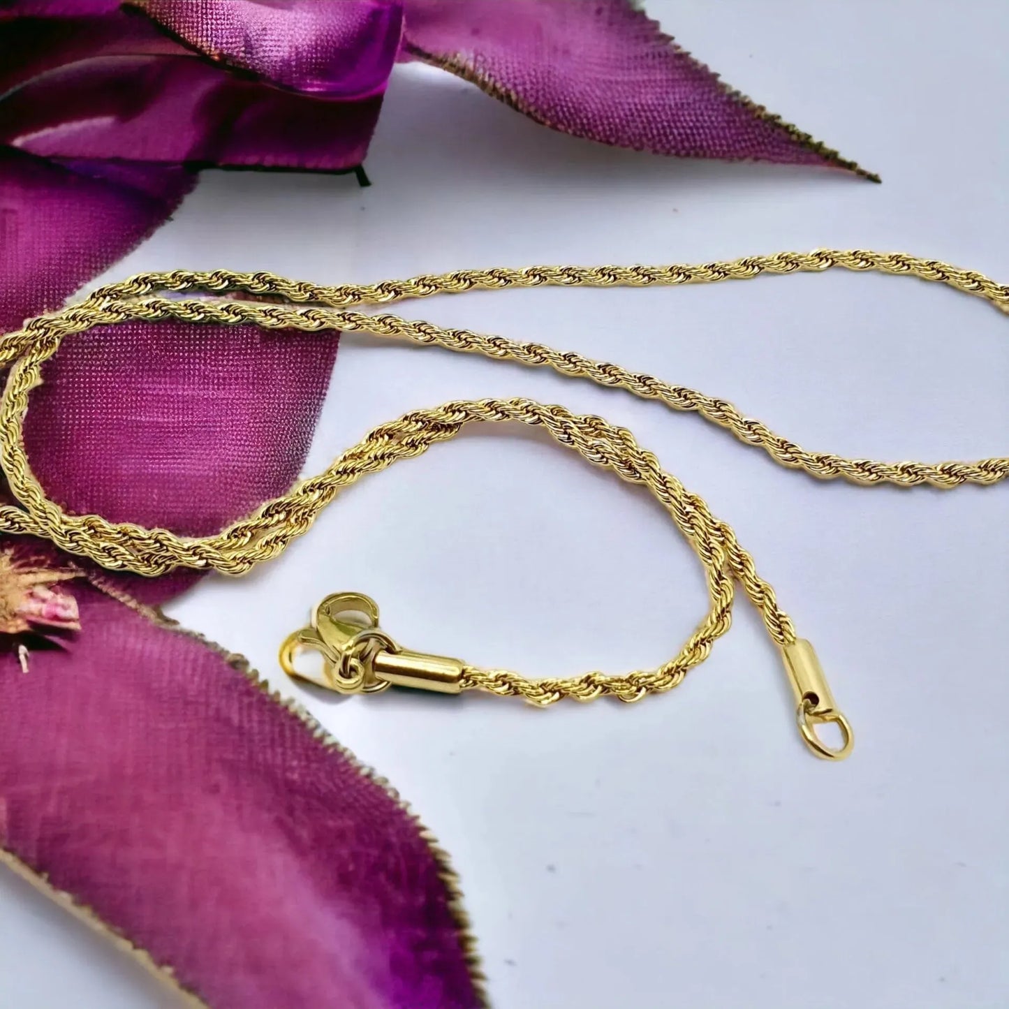 náhrdelník Plait zlatý 0,3 cm R6 - HARAKKA JEWLS