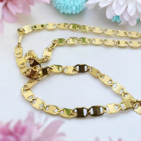 Golden Surgical Steel Chain - Symbol of Elegance and Style necklace Delon NH0001