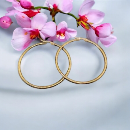 earrings in gold design E0002