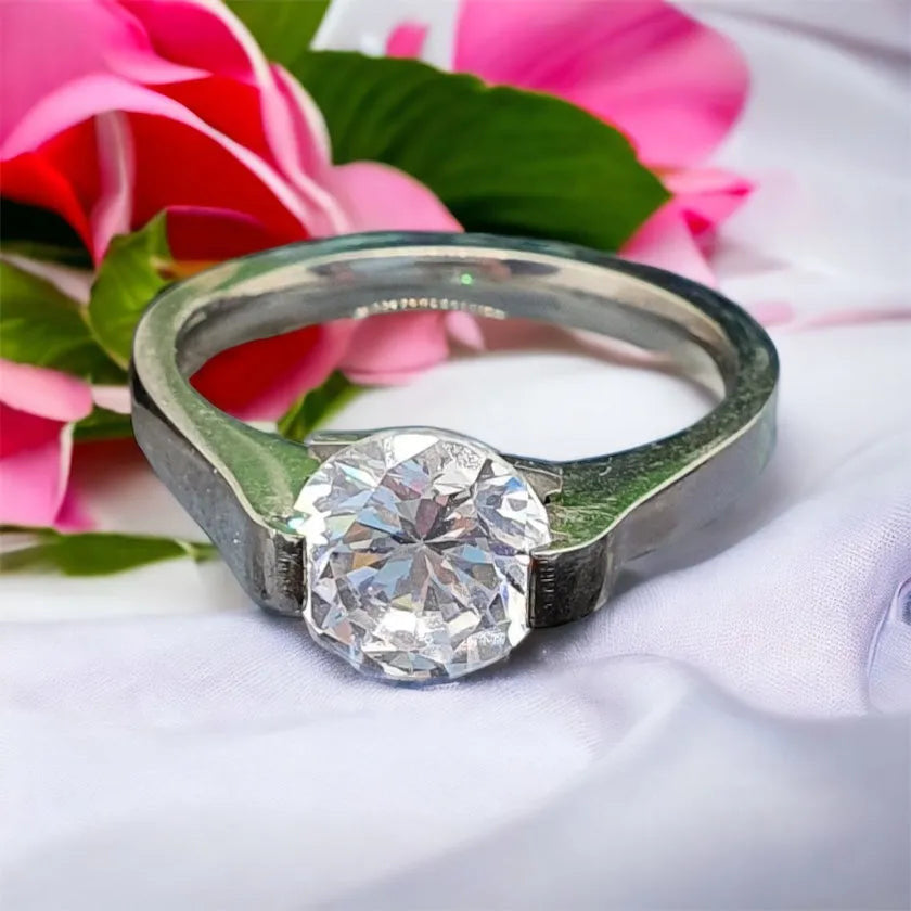 prsteň Bridal strieborny 1002225
