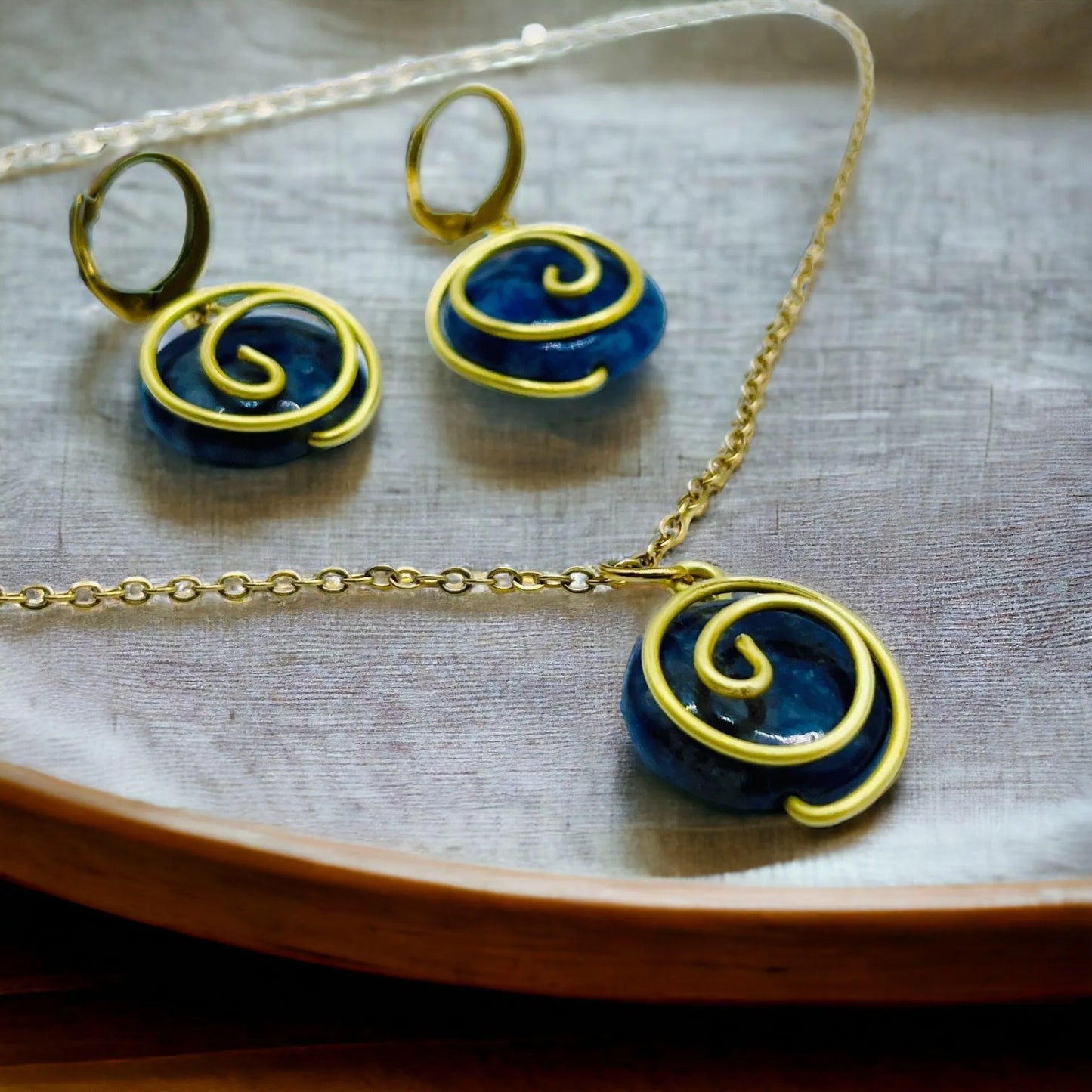 set Lapis Lazuli S360 - HARAKKA JEWLS