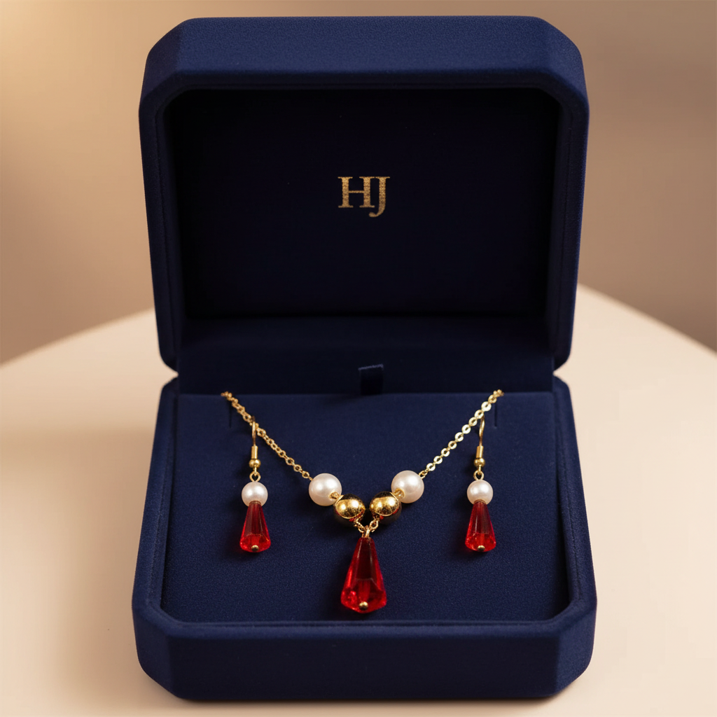 QUEEN Set RED – luxusná šperkovnica