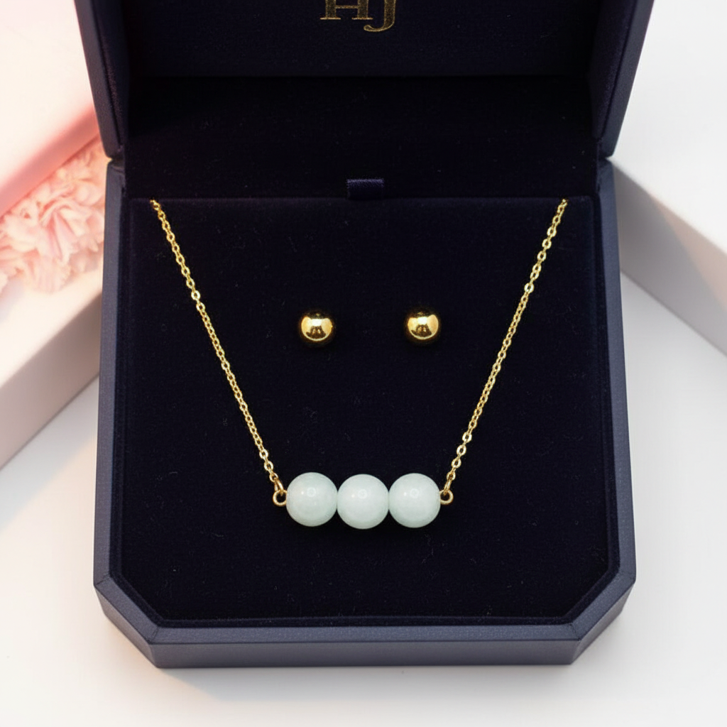 Set s náušnicami – šperkovnica HJ