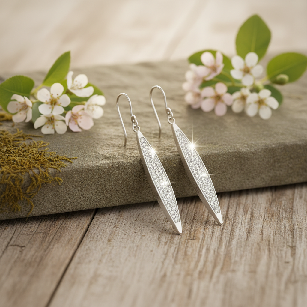 Náušnice Lluisa: Strieborná elegancia, ktorú pocítite hneď pri nasadení