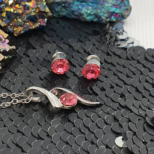 QUEEN set Pink Pattern 1000345
