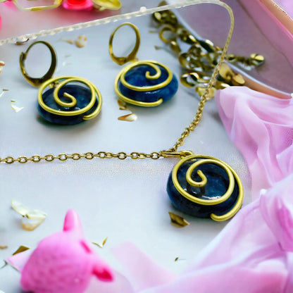 set Lapis Lazuli S360 - HARAKKA JEWLS