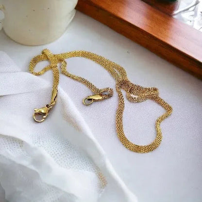 náhrdelník Snake zlatý R103