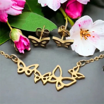 QUEEN set Bow ties in gold design 1001656