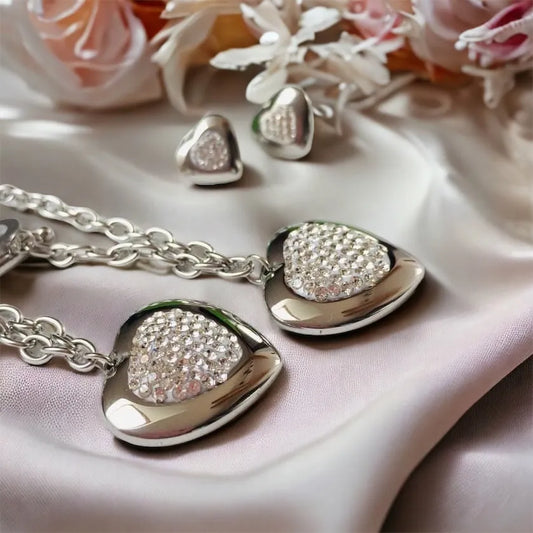 QUEEN set Heart v striebornom prevedení XXL 1002037
