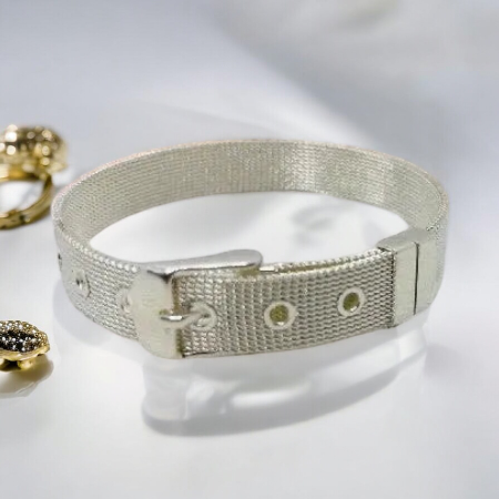 Silver Plated Alloy Bracelet - Elegance for Every Day bracelet BN1