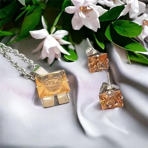 QUEEN set oranžový kocka 1000587