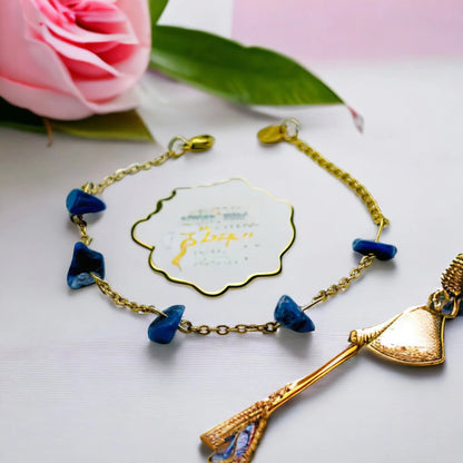 Lapis Lazuli Bracelet - Royal Blue for Wise Souls | N83