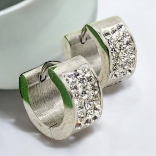 earrings Zircon XL in silver 1002264