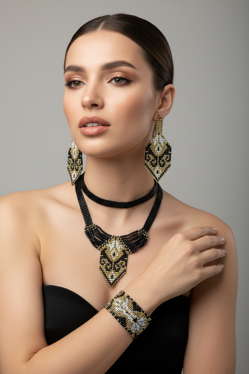 Black and gold set "Strength of the Family"