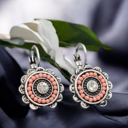 Earrings with Pink Beads – Delicateness and Elegance in One earrings Romana pink 1002115