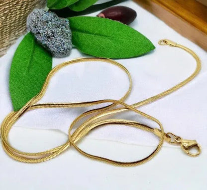 náhrdelník MINI Snake zlatý R102