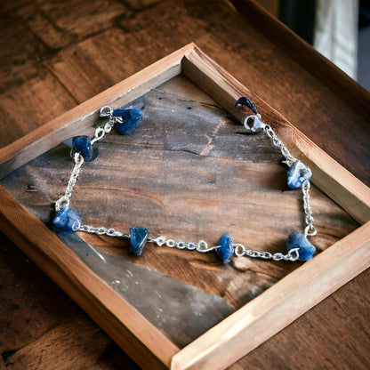 Royal Depth - Lapis Lazuli Bracelet in Stainless Steel