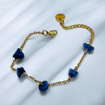 Lapis Lazuli Bracelet - Royal Blue for Wise Souls | N83