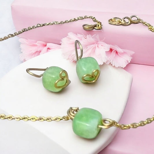 Aquamarine Set S36 – Mokoša's gift Slavic Jewelry