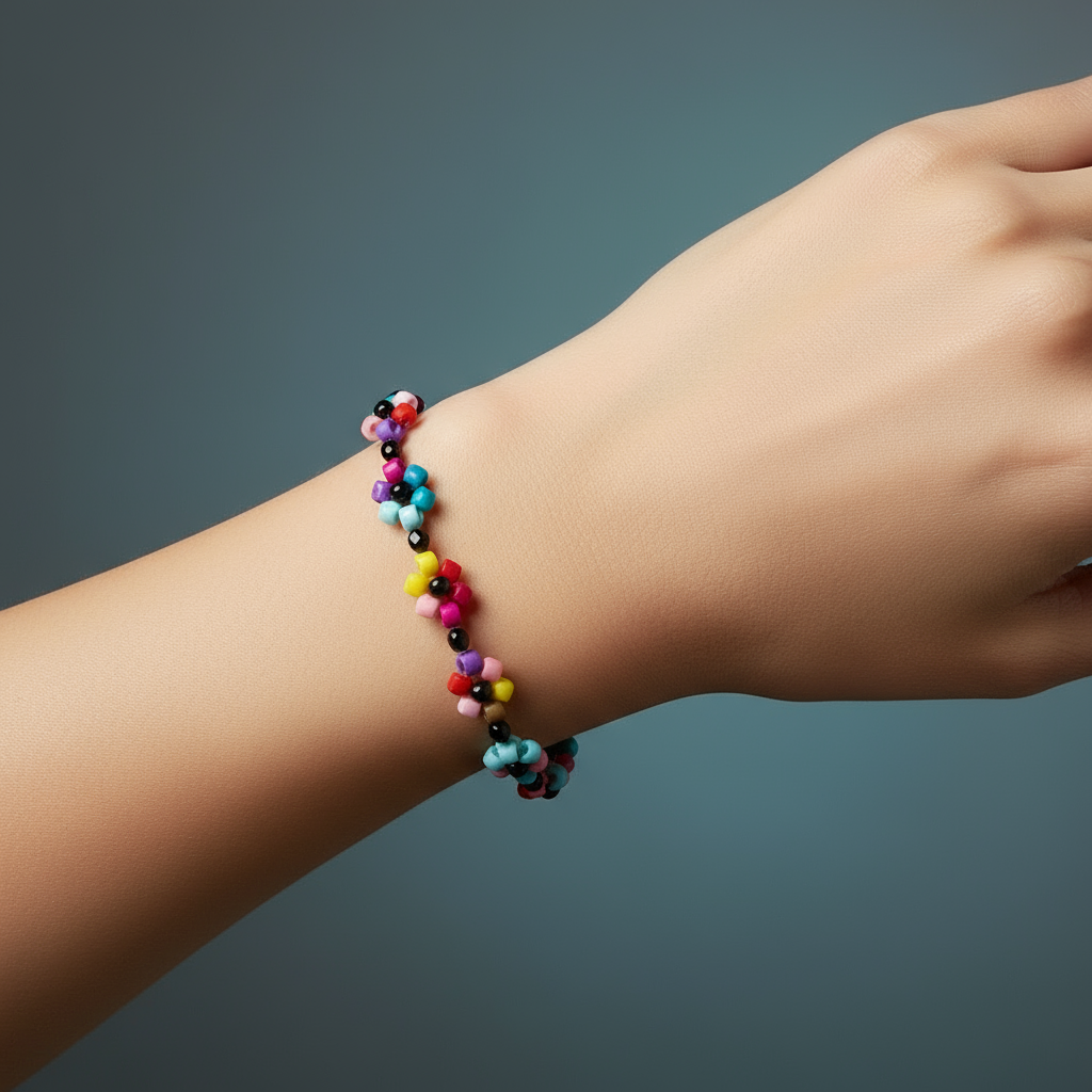 Náramok Dúhové Srdce