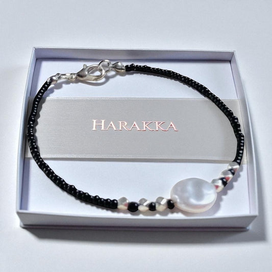 Bracelet Grey Pearl with Hematite

 Product code: S112