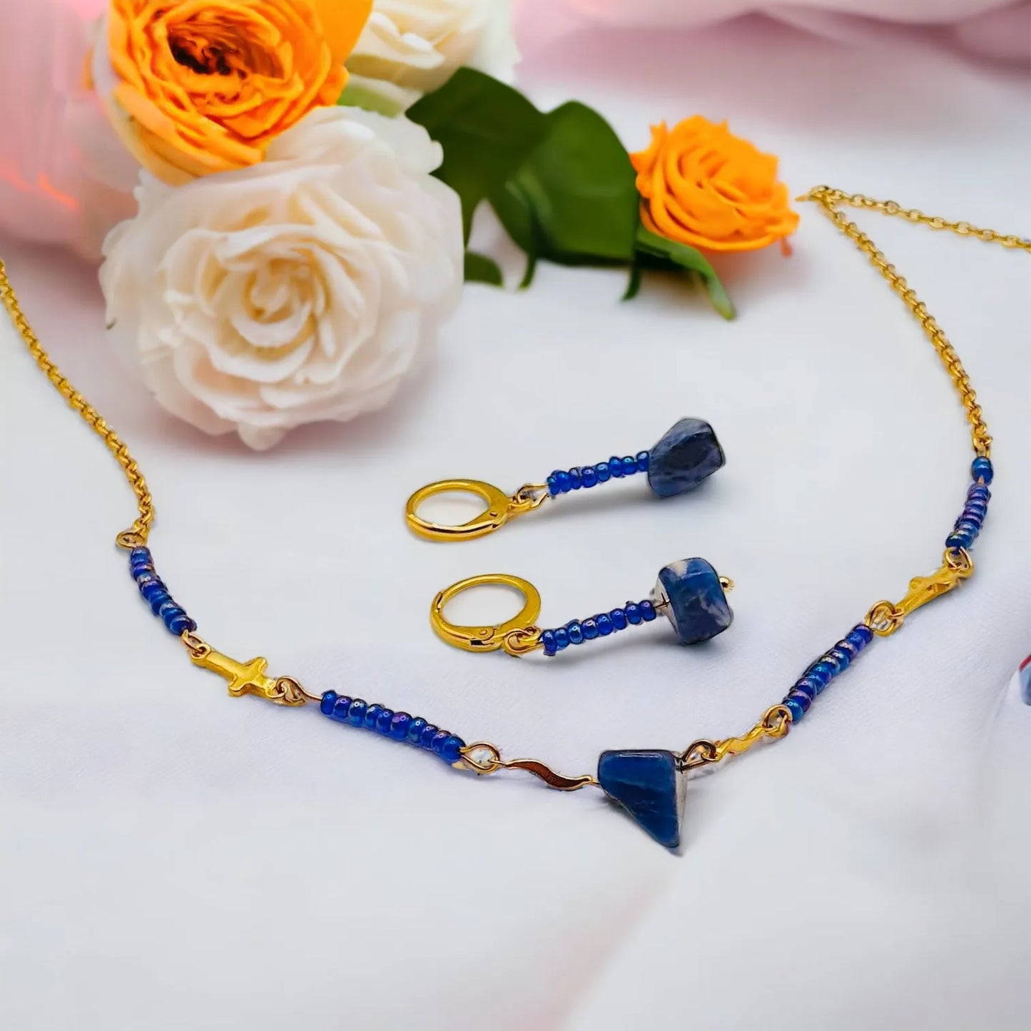 set lapis lazuli S184 - HARAKKA JEWLS