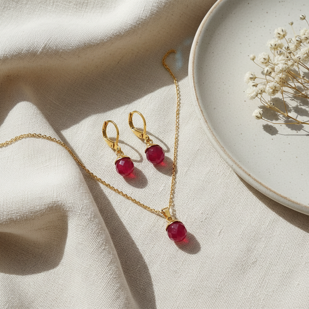 Harakka chalcedón set - flat lay 2