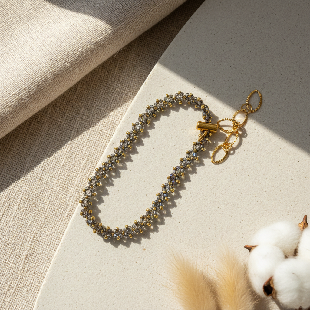 Harakka Flat Lay – detail náramku