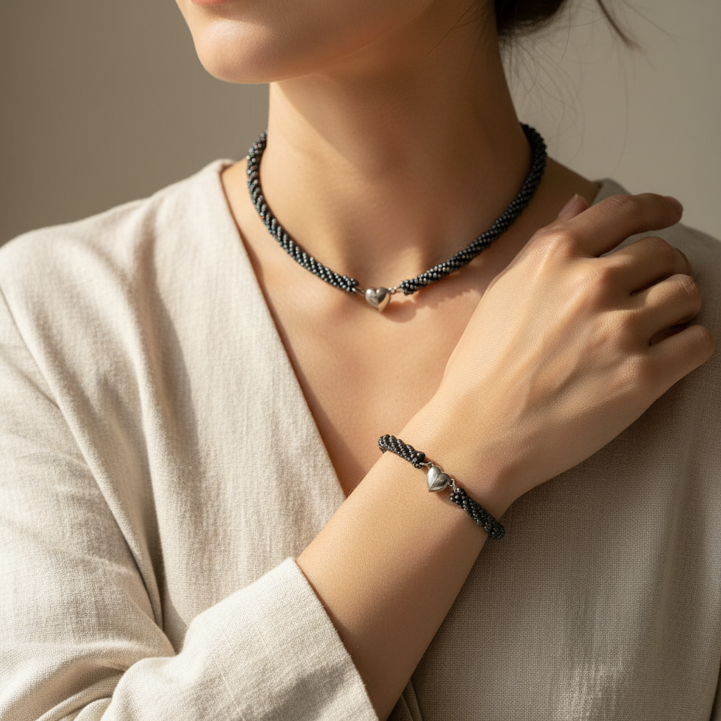 Harakka – čierny set modelka