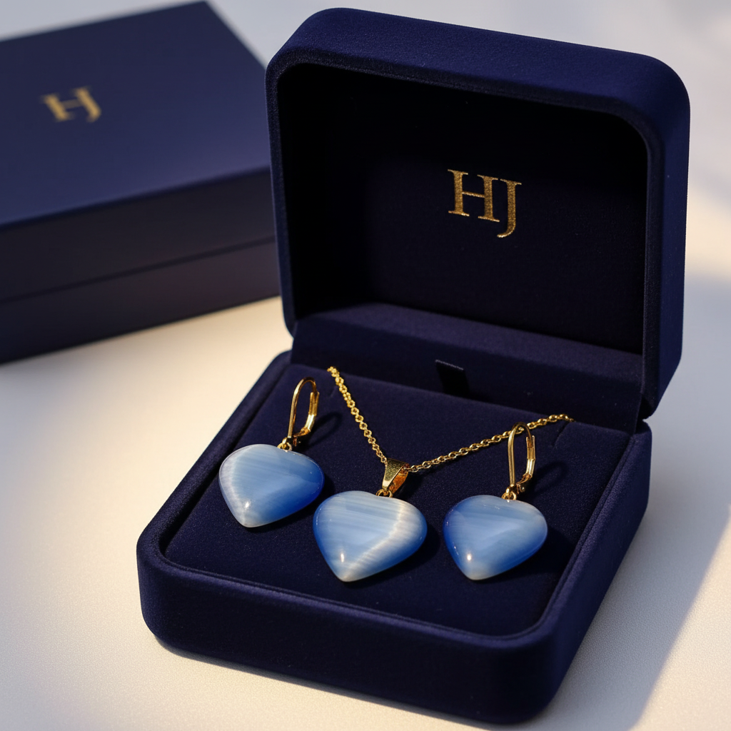 Harakka Jewels – Blue Heart, luxusné balenie