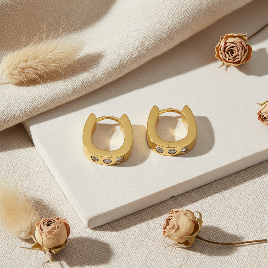 Harakka – luxusný flat lay náušnice