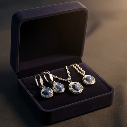 Set sodalit S210 – luxusná šperkovnica