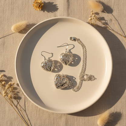 Set Srdce príbehov 1000028 – flat lay | HARAKKA
