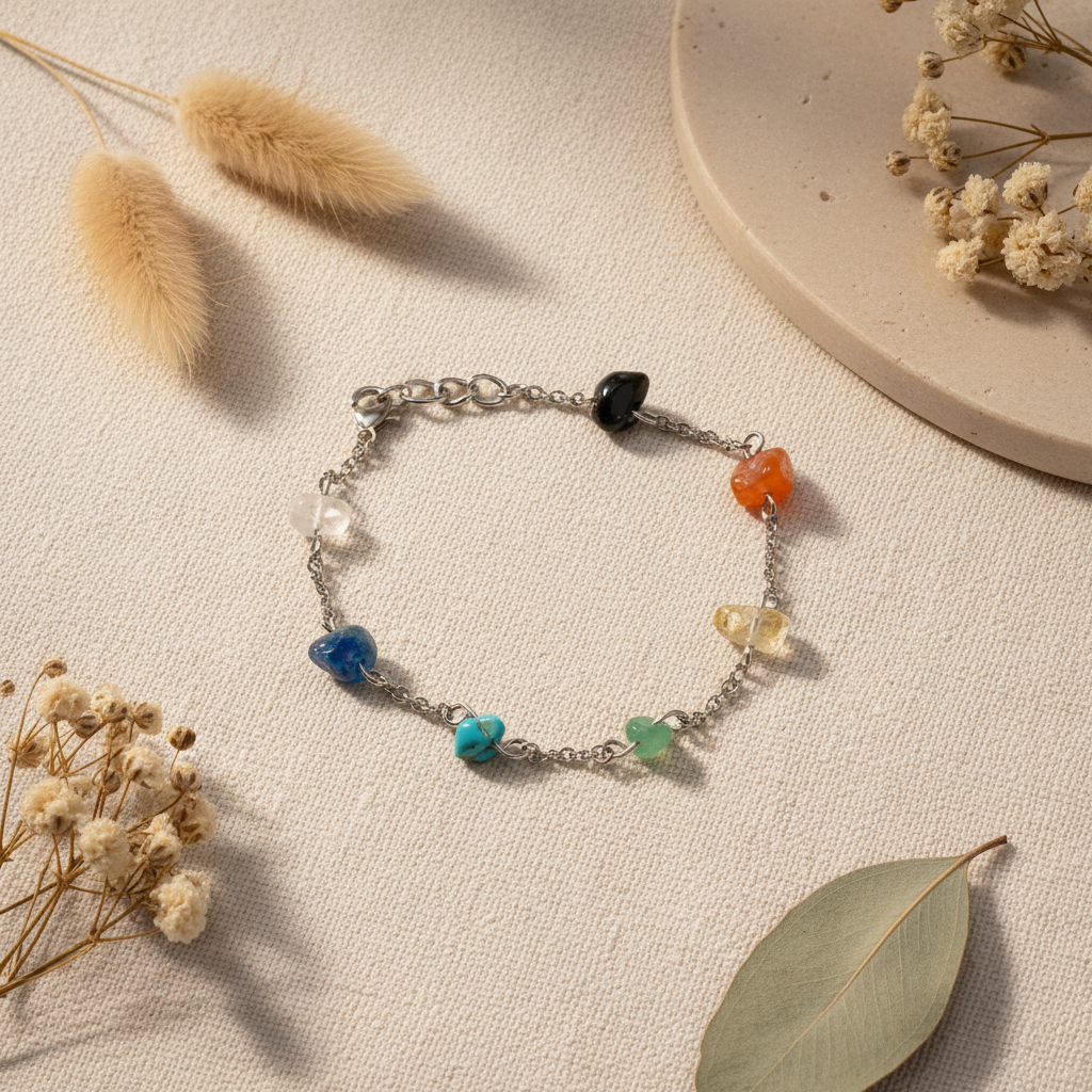 Flat lay – krémové ľanové pozadie