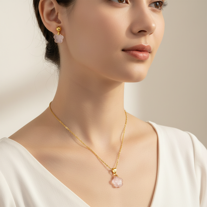 Kvietočky Set – na modelke