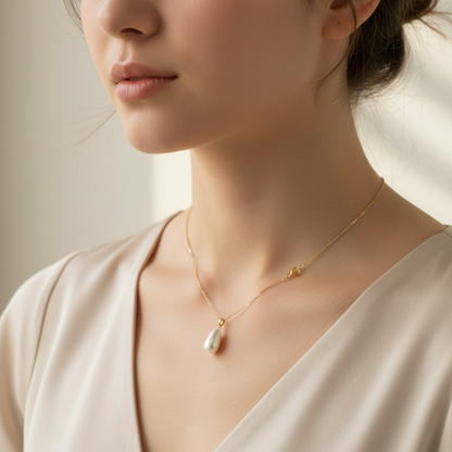Na modelke – detail krku