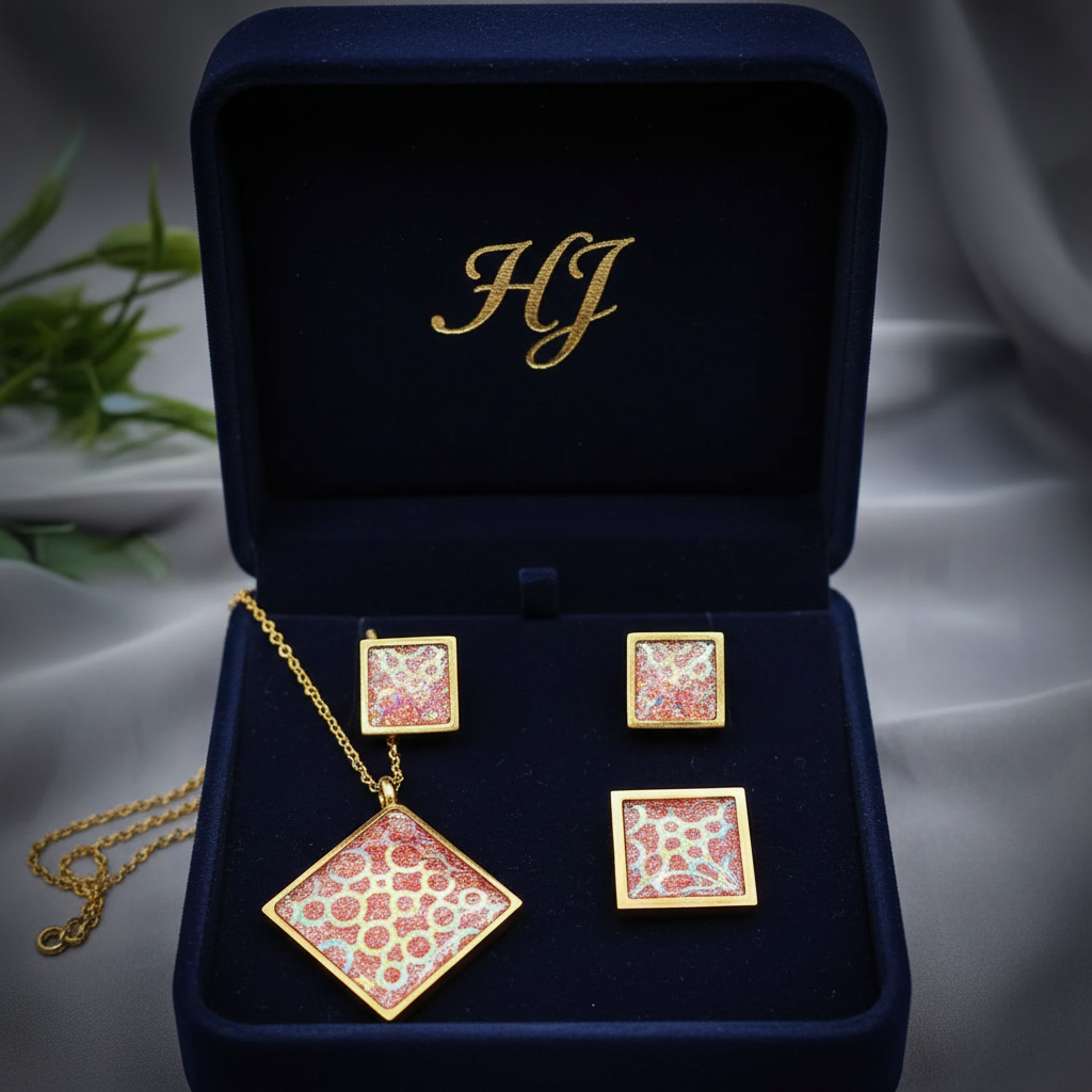 Queen Set Kocky Pink – šperkovnica HJ