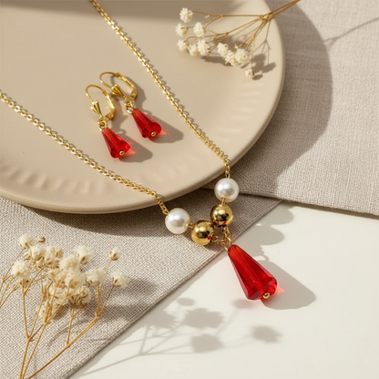 QUEEN Set RED – Harakka luxusný flat lay