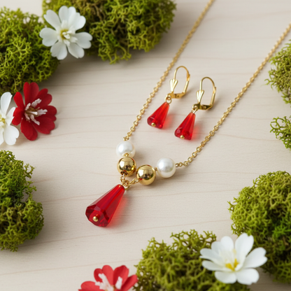 QUEEN Set RED – prírodné pozadie